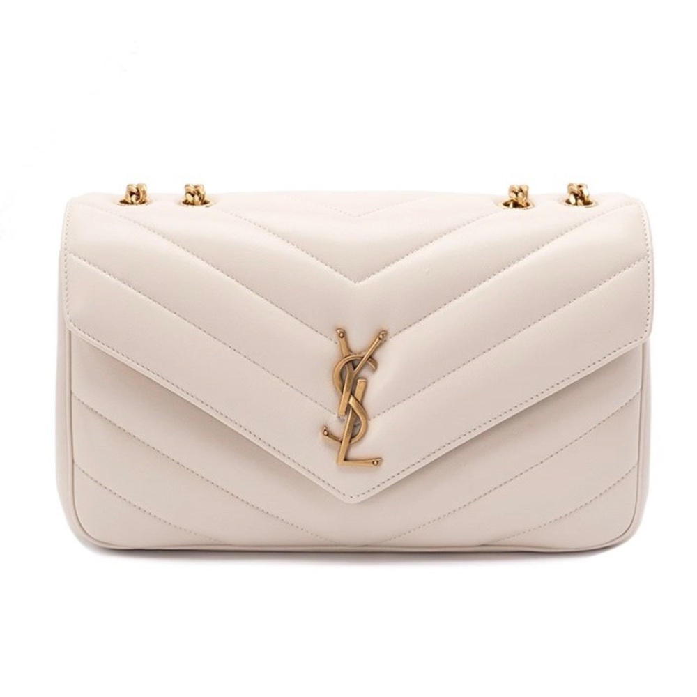 SAINT LAURENT Loulou medium quilted leather flap shoulder chain bag - Picture 2 of 10